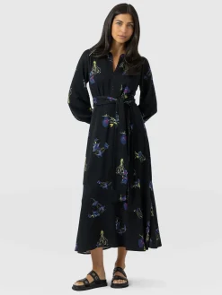 Dresses|Saint and Sofia Adaline Zip Up Dress - Blue Lily Gardens