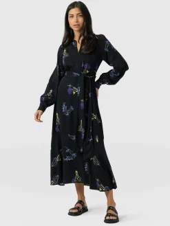 Dresses|Saint and Sofia Adaline Zip Up Dress - Blue Lily Gardens