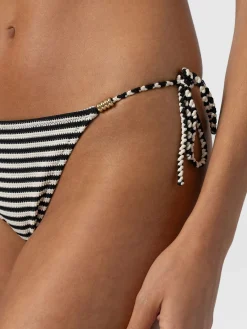 Swimwear|Saint and Sofia Alba Tie Side Bikini Bottom - Stripe
