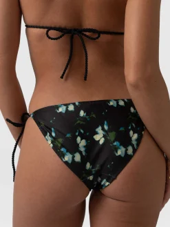 Swimwear|Saint and Sofia Alba Tie Side Bikini Bottom - Blue Aurora