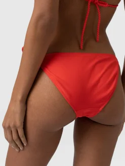 Swimwear|Saint and Sofia Alba Tie Side Bikini Bottom - Red
