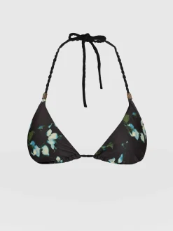 Swimwear|Saint and Sofia Alba Triangle Bikini Top - Blue Aurora