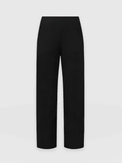 Pants|Saint and Sofia Apartment Pant Ribbed - Black Rib