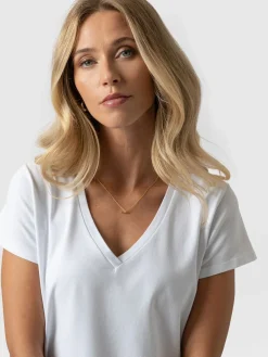 T-shirts & Tanks|Saint and Sofia Apartment Tee - White