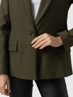 Coats & Jackets|Blazers|Saint and Sofia Argent Blazer - Khaki