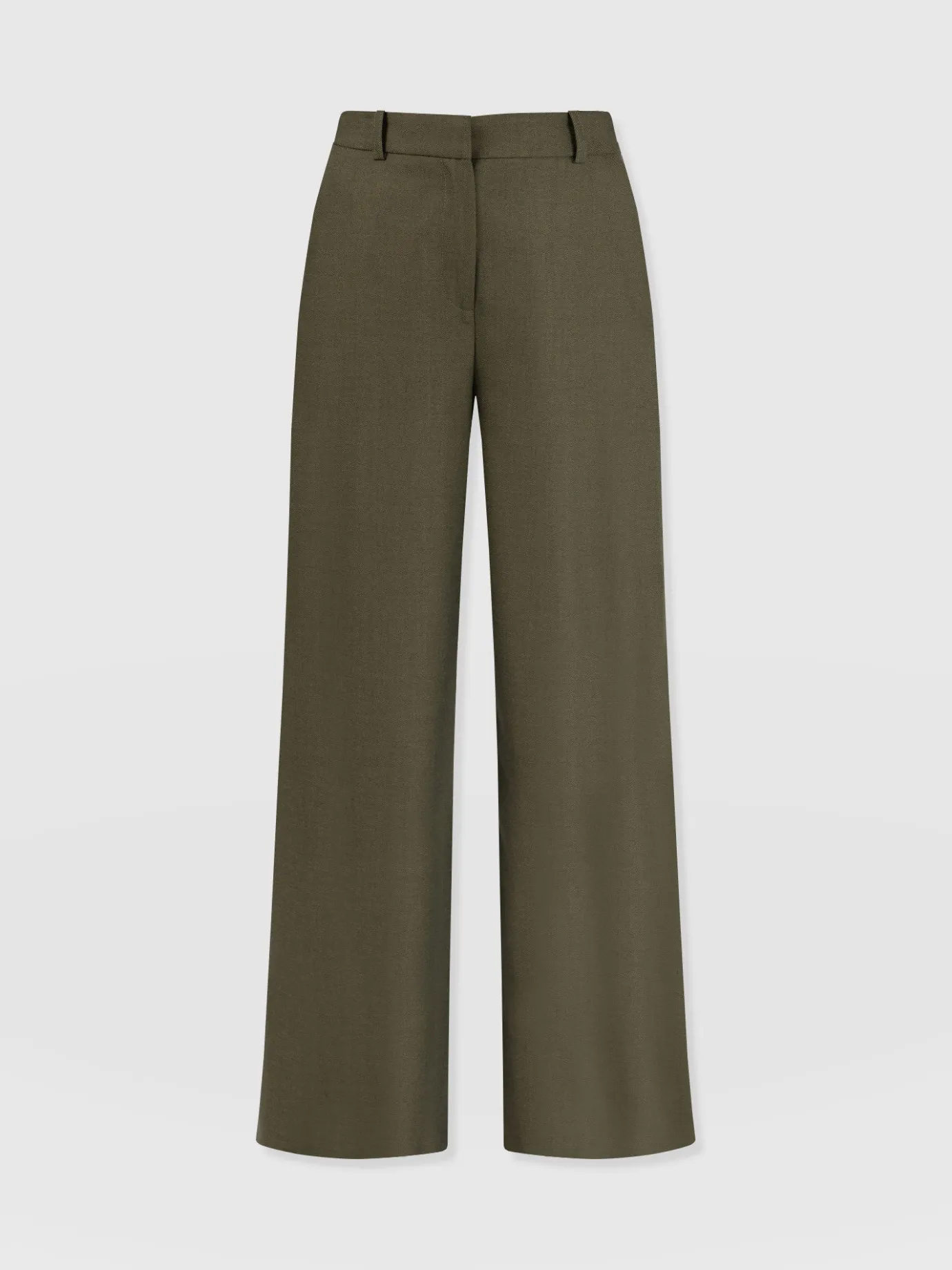 Pants|Saint and Sofia Argent Wide Leg Pant - Khaki