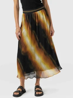 Skirts|Saint and Sofia Aria Pleated Skirt - Yellow Gradient