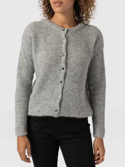 Knitwear|Saint and Sofia Ariella Cardigan - Grey