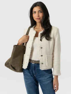 Coats & Jackets|Blazers|Saint and Sofia Ashby Jacket - Cream