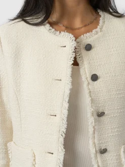 Coats & Jackets|Blazers|Saint and Sofia Ashby Jacket - Cream