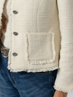 Coats & Jackets|Blazers|Saint and Sofia Ashby Jacket - Cream