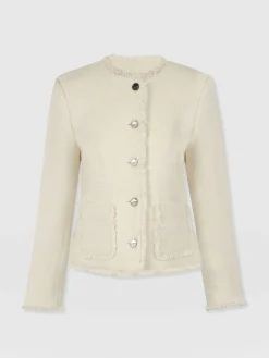 Coats & Jackets|Blazers|Saint and Sofia Ashby Jacket - Cream