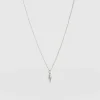 Silver Jewelry|Jewelry|Saint and Sofia Astral Lightning Charm Necklace - Silver
