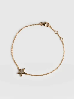 Gold Jewelry|Bracelets|Saint and Sofia Astral Star Bracelet - Gold