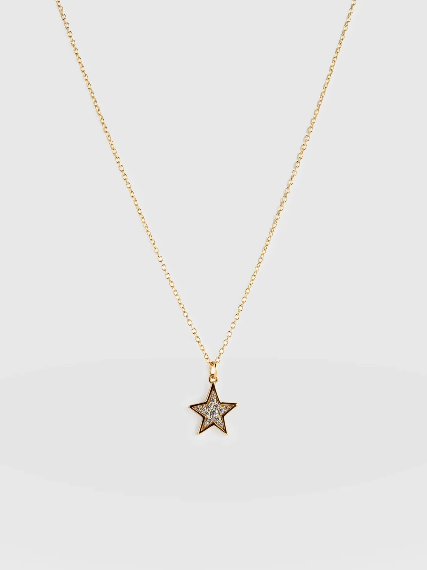 Gold Jewelry|Jewelry|Saint and Sofia Astral Star Necklace - Gold