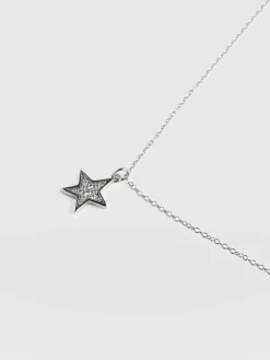 Silver Jewelry|Jewelry|Saint and Sofia Astral Star Necklace - Silver
