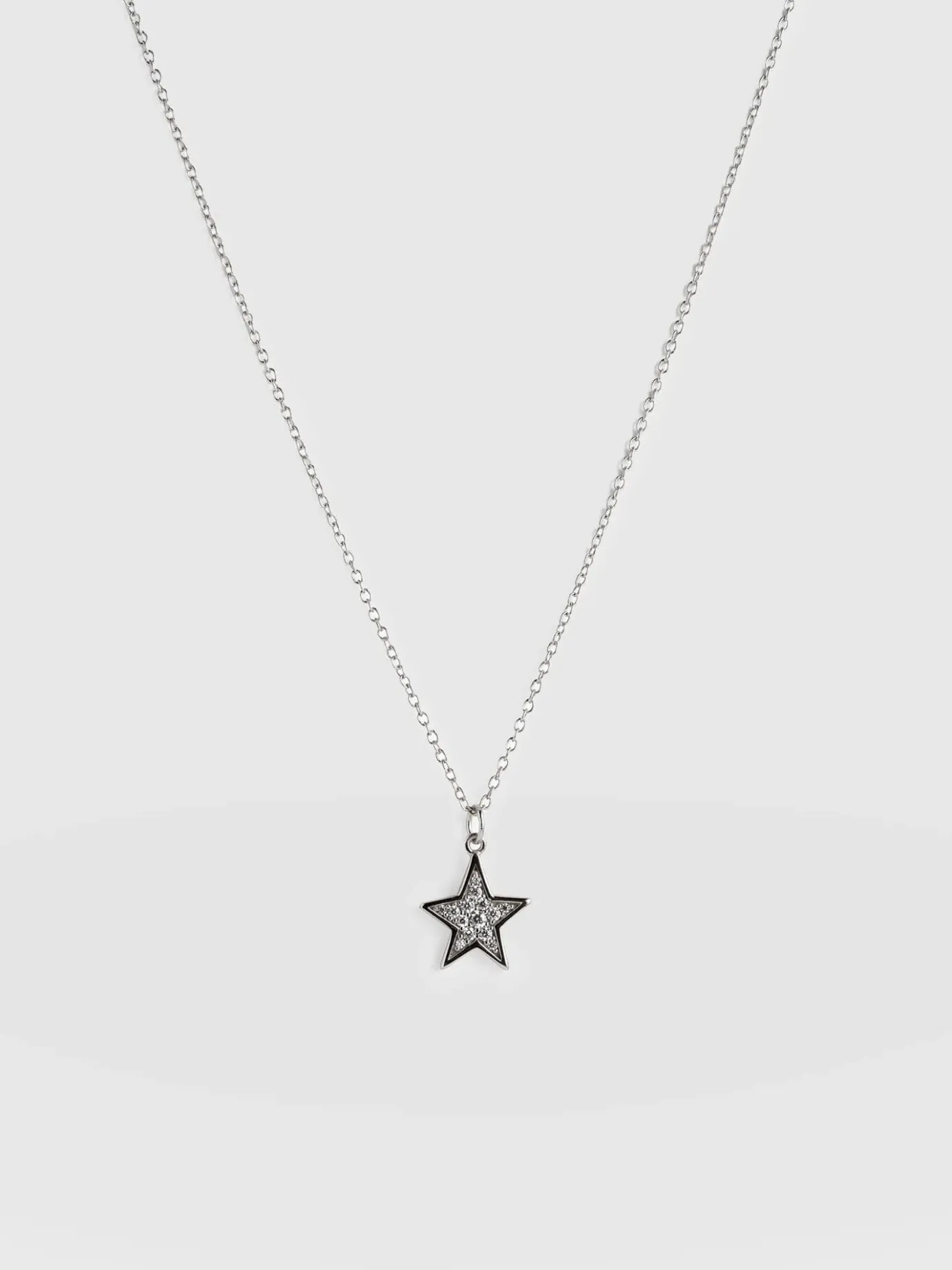 Silver Jewelry|Jewelry|Saint and Sofia Astral Star Necklace - Silver