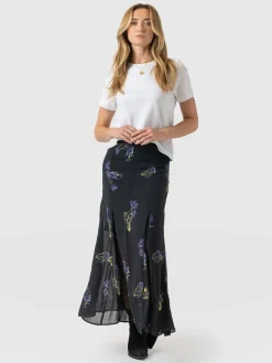 Skirts|Saint and Sofia Audrey Skirt - Blue Lily Gardens