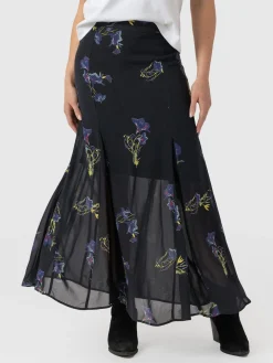 Skirts|Saint and Sofia Audrey Skirt - Blue Lily Gardens
