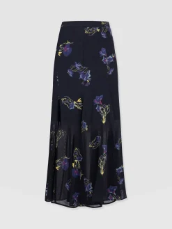 Skirts|Saint and Sofia Audrey Skirt - Blue Lily Gardens
