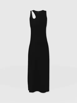 Dresses|Saint and Sofia Axel Cut Out Dress - Black