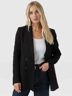 Coats & Jackets|Blazers|Saint and Sofia Cambridge Blazer - Black