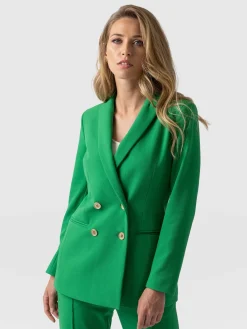 Blazers|Saint and Sofia Cambridge Blazer - Emerald Green