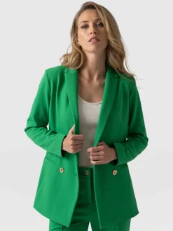Blazers|Saint and Sofia Cambridge Blazer - Emerald Green