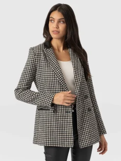 Coats & Jackets|Blazers|Saint and Sofia Cambridge Blazer - Houndstooth