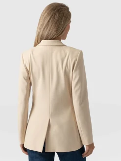 Blazers|Saint and Sofia Cambridge Blazer Crepe - Beige