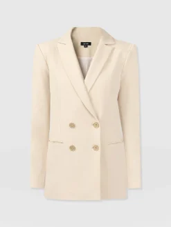 Blazers|Saint and Sofia Cambridge Blazer Crepe - Beige