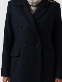 Coats & Jackets|Saint and Sofia Cambridge Coat - Navy Chevron