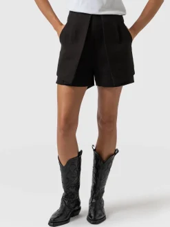 Shorts|Saint and Sofia Cambridge Short - Black