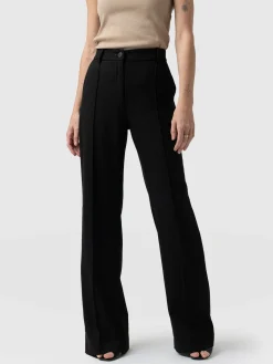 Pants|Saint and Sofia Cambridge Tailored Wide Leg Pant - Black