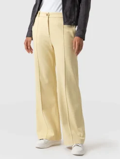 Pants|Saint and Sofia Cambridge Tailored Wide Leg Pant - Yellow