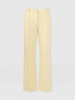 Pants|Saint and Sofia Cambridge Tailored Wide Leg Pant - Yellow