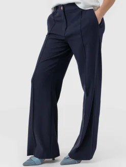 Pants|Saint and Sofia Cambridge Tailored Wide Leg Pant - Navy