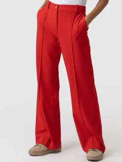 Pants|Saint and Sofia Cambridge Tailored Wide Leg Pant - Red
