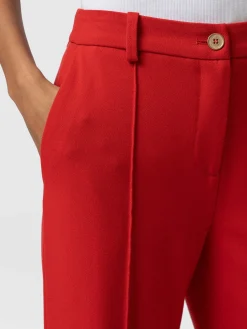 Pants|Saint and Sofia Cambridge Tailored Wide Leg Pant - Red