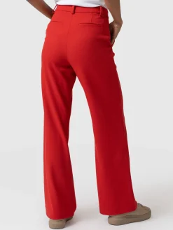 Pants|Saint and Sofia Cambridge Tailored Wide Leg Pant - Red