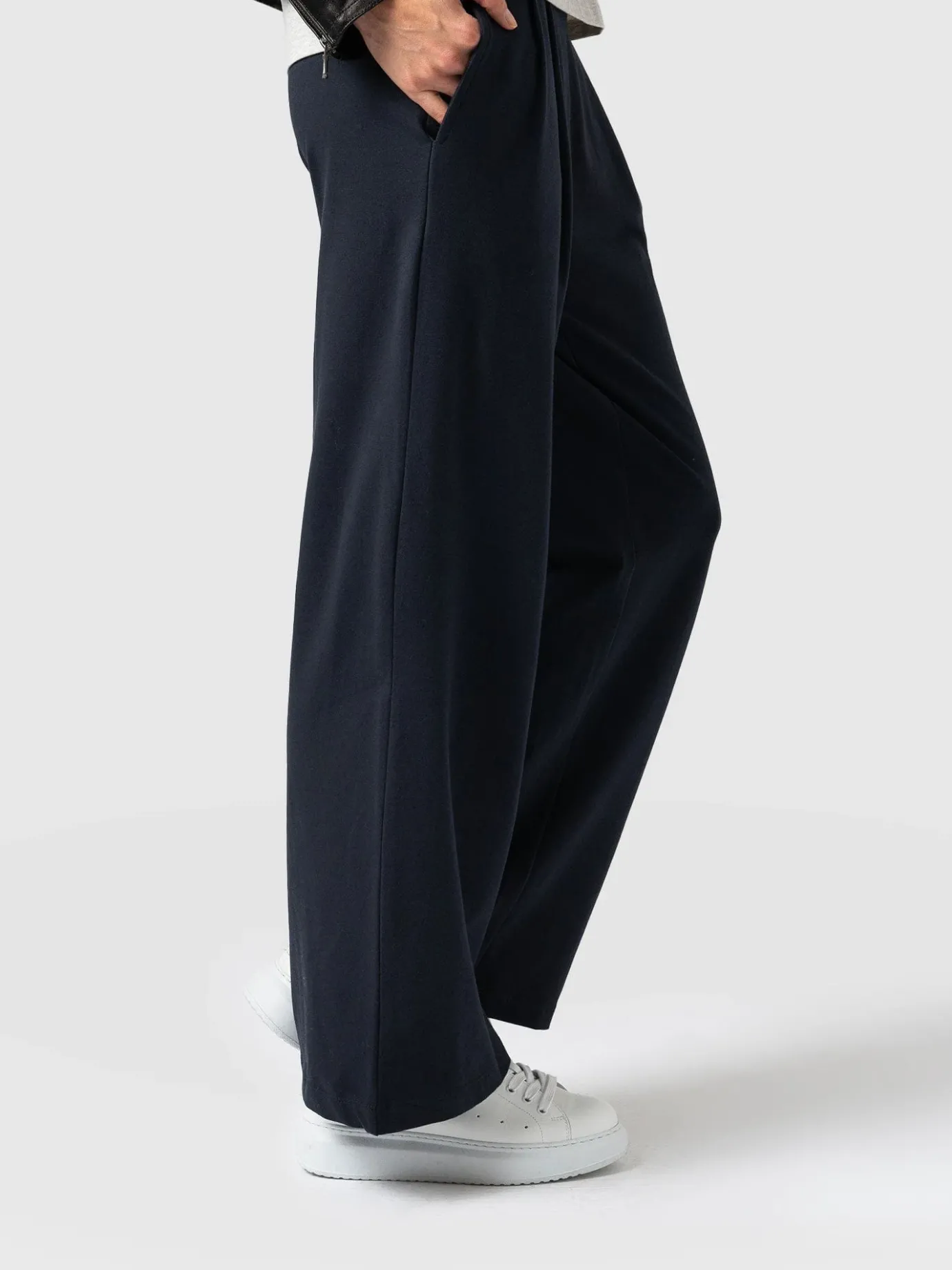 Pants|Saint and Sofia Camden Wide Leg Pant - Navy