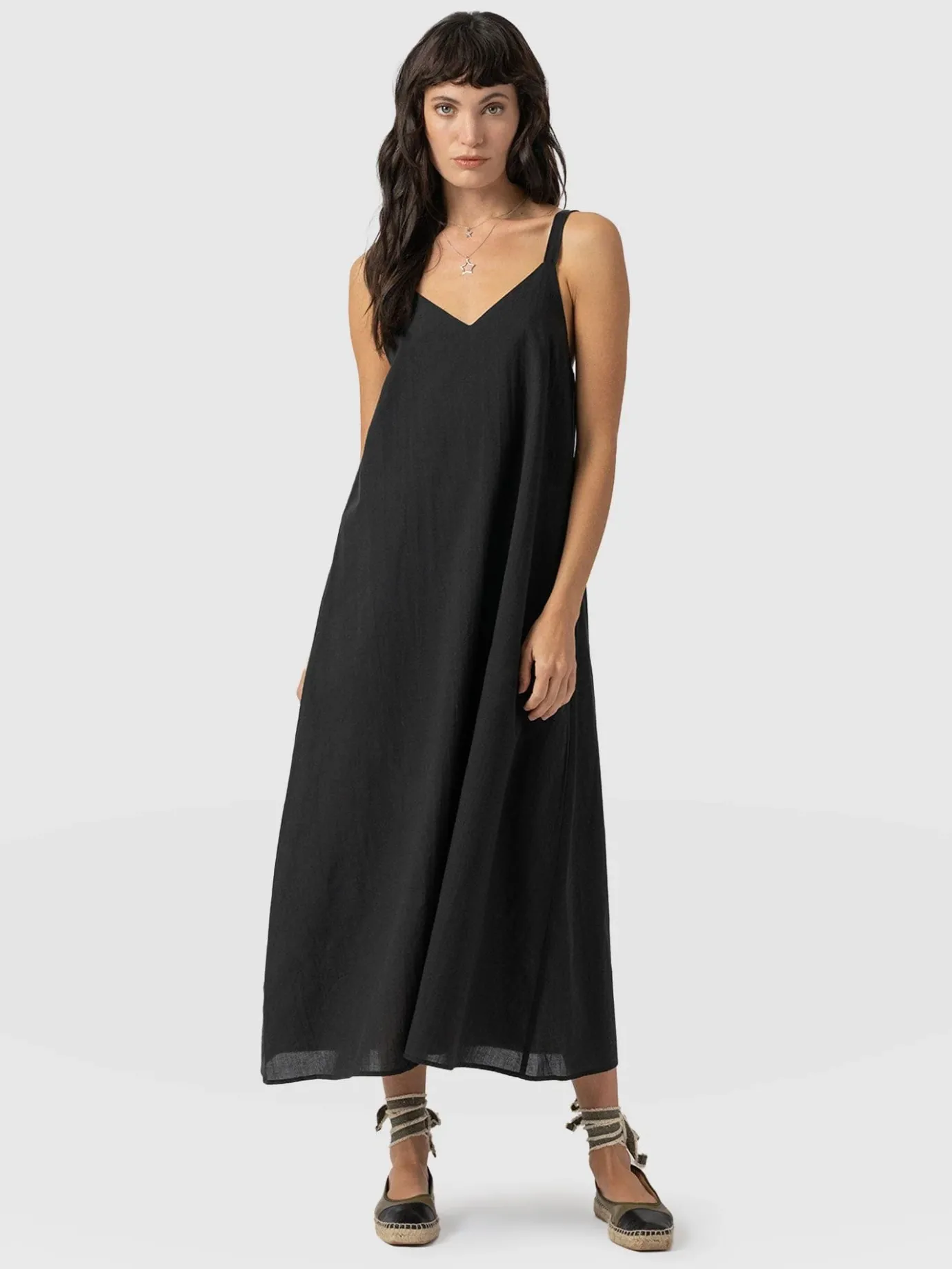 Dresses|Saint and Sofia Candice A-Line Dress - Black