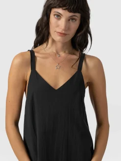 Dresses|Saint and Sofia Candice A-Line Dress - Black