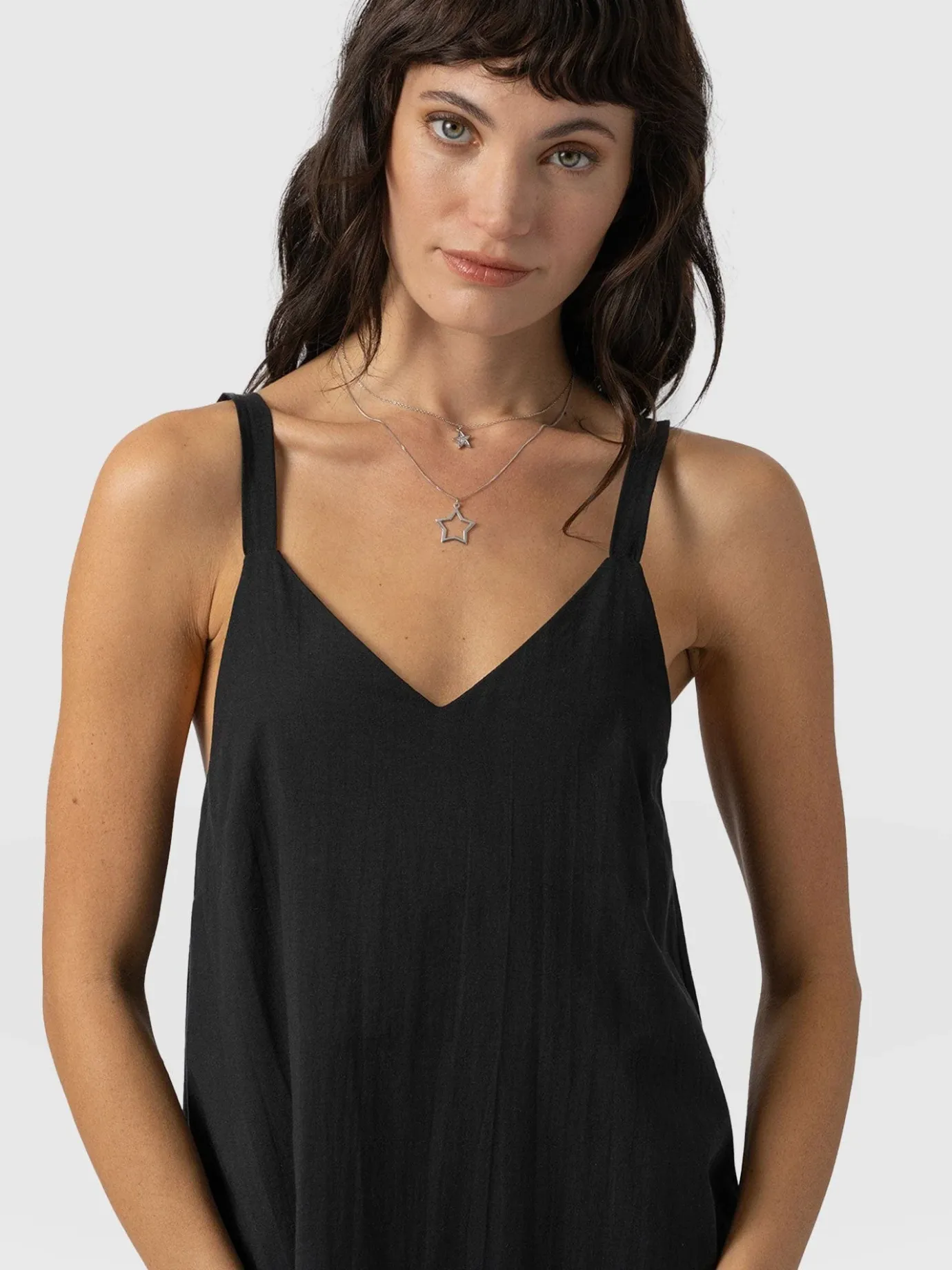 Dresses|Saint and Sofia Candice A-Line Dress - Black