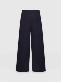 Shorts|Saint and Sofia Cara Wide Leg Culotte - Navy