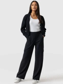 Pants|Saint and Sofia Cargo Chelsea Wide Leg Pant - Navy