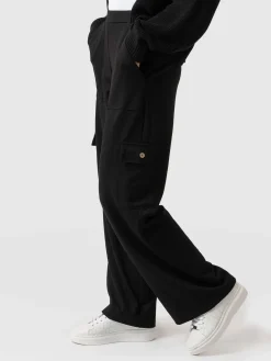 Pants|Saint and Sofia Cargo Chelsea Wide Leg Pant - Black
