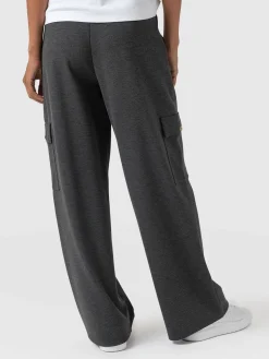 Pants|Saint and Sofia Cargo Chelsea Wide Leg Pant - Charcoal