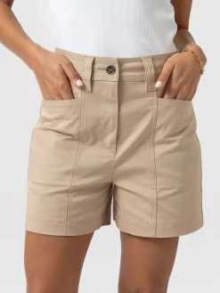 Shorts|Saint and Sofia Cargo Short - Beige