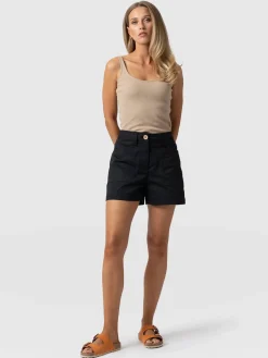 Shorts|Saint and Sofia Cargo Short - Black